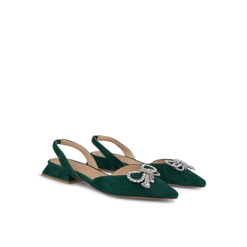 Ballerine Alma En Pena Cuir Slingback Bleu Marine Femme | NNF-98726065